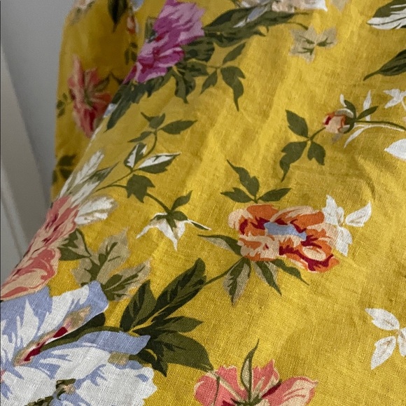 RACHEL Rachel Roy Yellow Floral Blouse - Picture 3 of 6